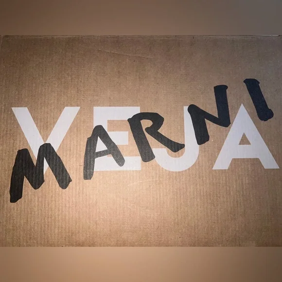 Veja X Marni White and Black Sneakers - Picture 10 of 12